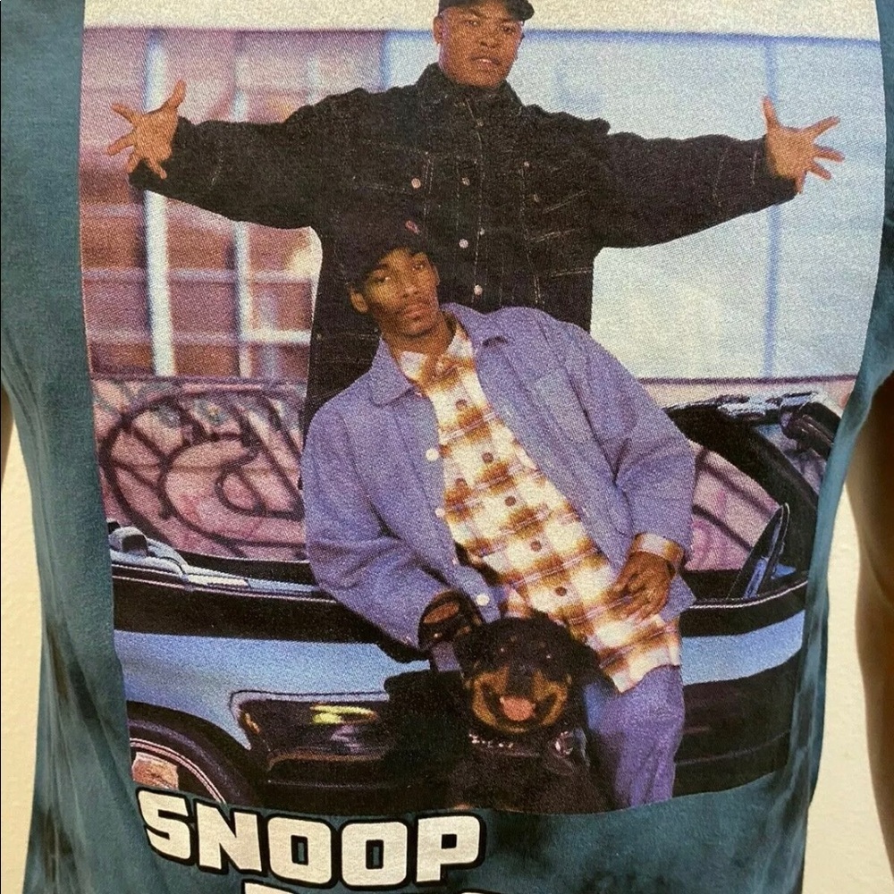 Dr. DRE Snoop Dog 90’s Legend PRINTED S/S - Picture 3 of 4
